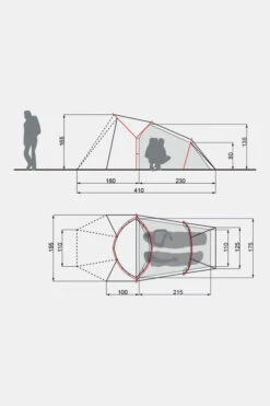 VAUDE Chapel Sul XT 2P Tent -Camping Serie Winkel g5fb3y0018 5252 07 nl