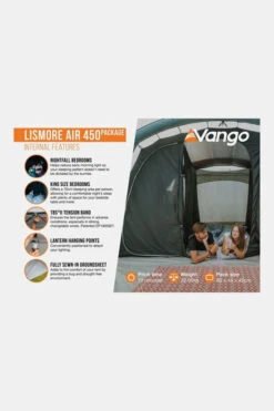Vango Lismore Air 450 Package Tent 3 Vango Lismore Air 450 Package Tent -Camping Serie Winkel g5fd3y0020 5050 04 nl