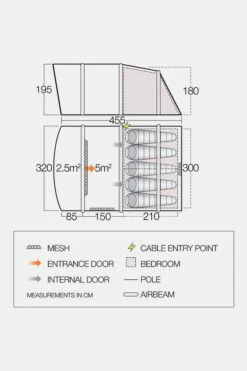 Vango Avington Flow Air 500 Tent -Camping Serie Winkel g5fe3y0001 5050 06 nl