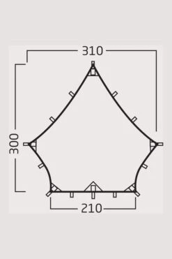 Nordisk Voss Diamond SI Tarp -Camping Serie Winkel g5fg390037 5050 12 nl