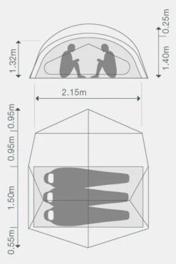Exped Outer Space III 3-Persoonstent -Camping Serie Winkel maace00014 5052 11 nl