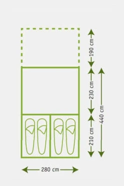 Tunneltent 2800 -Camping Serie Winkel maade10008 1641 40 nl